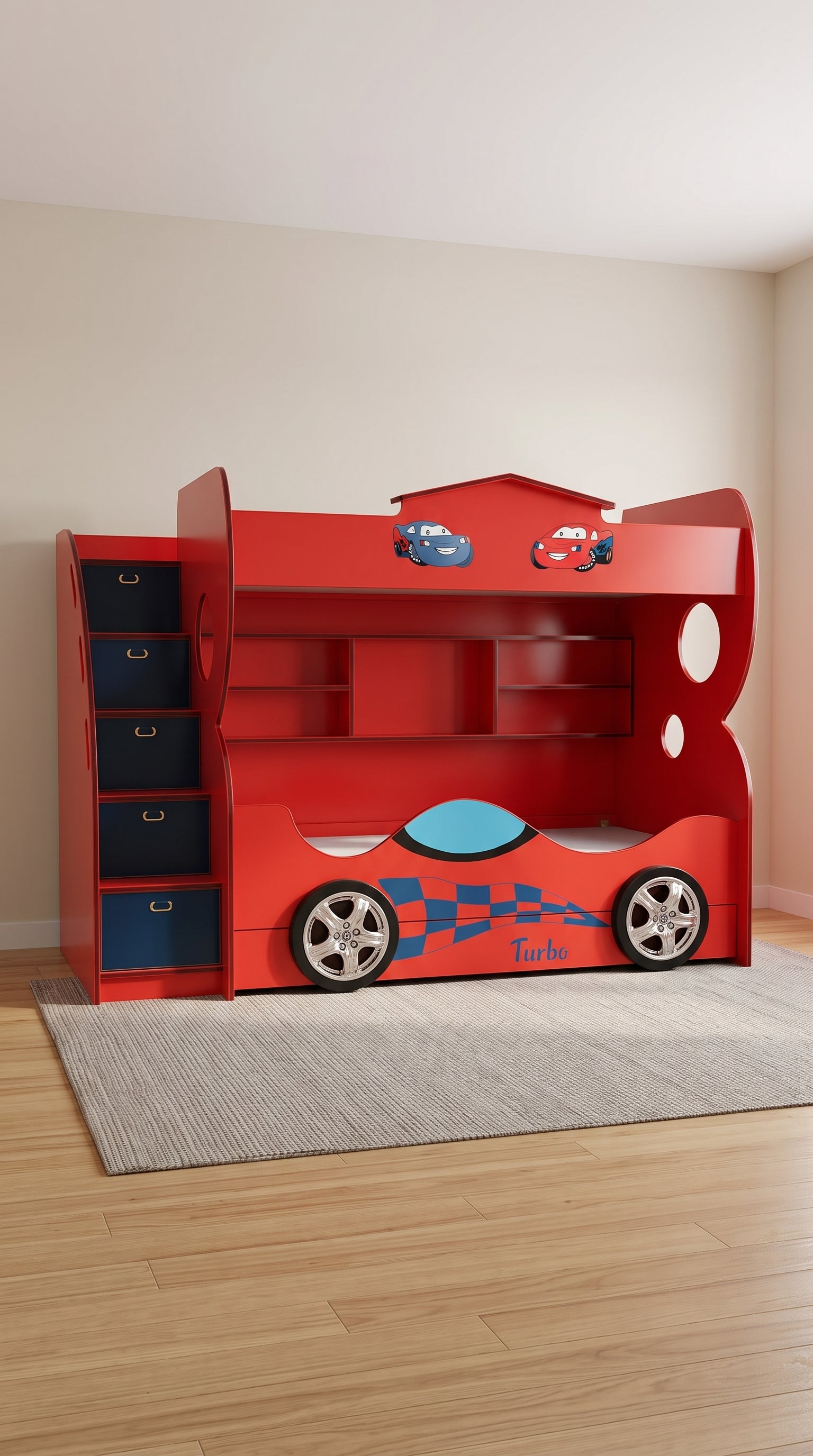 The Racing Bunk Bed