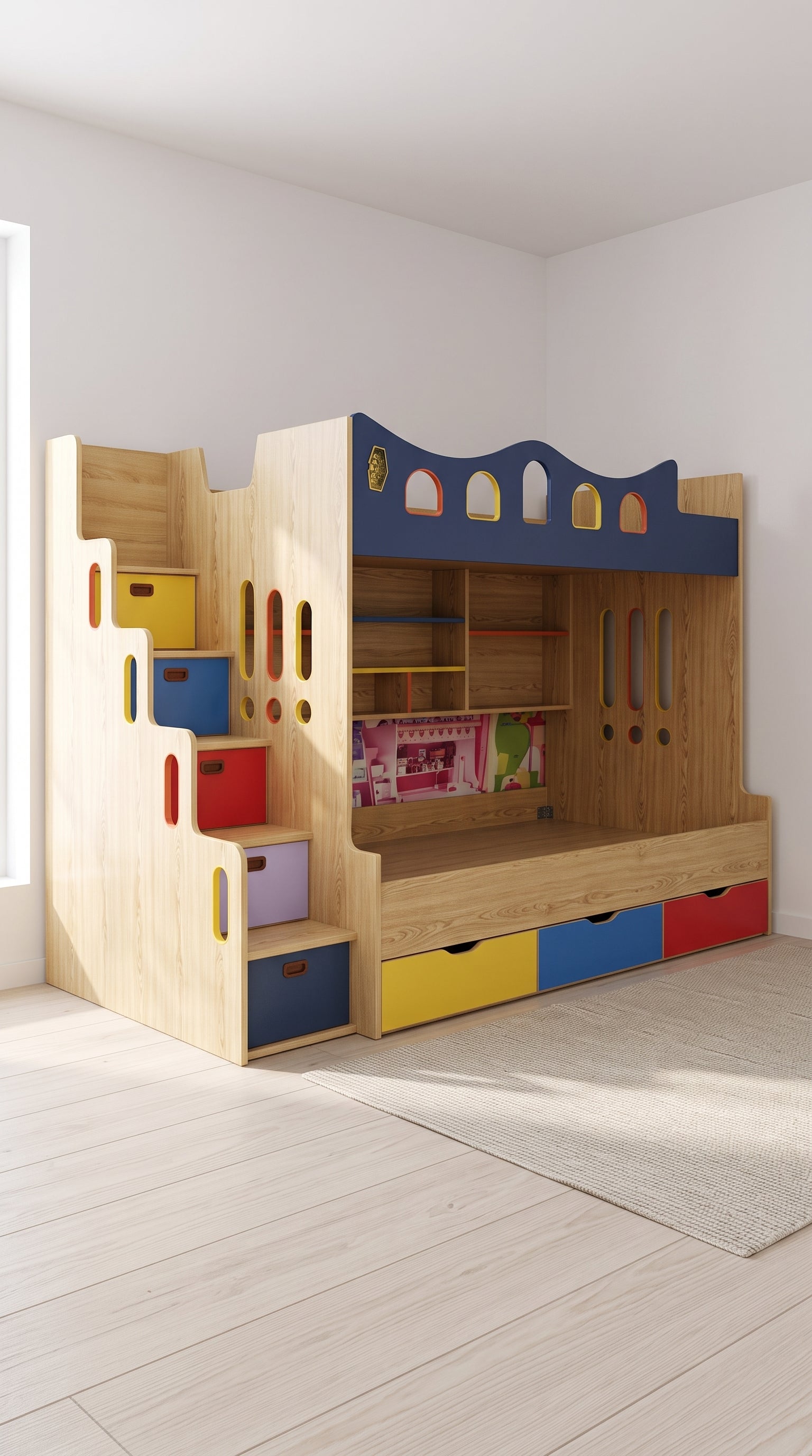 The Bright Buddies Bunk Bed