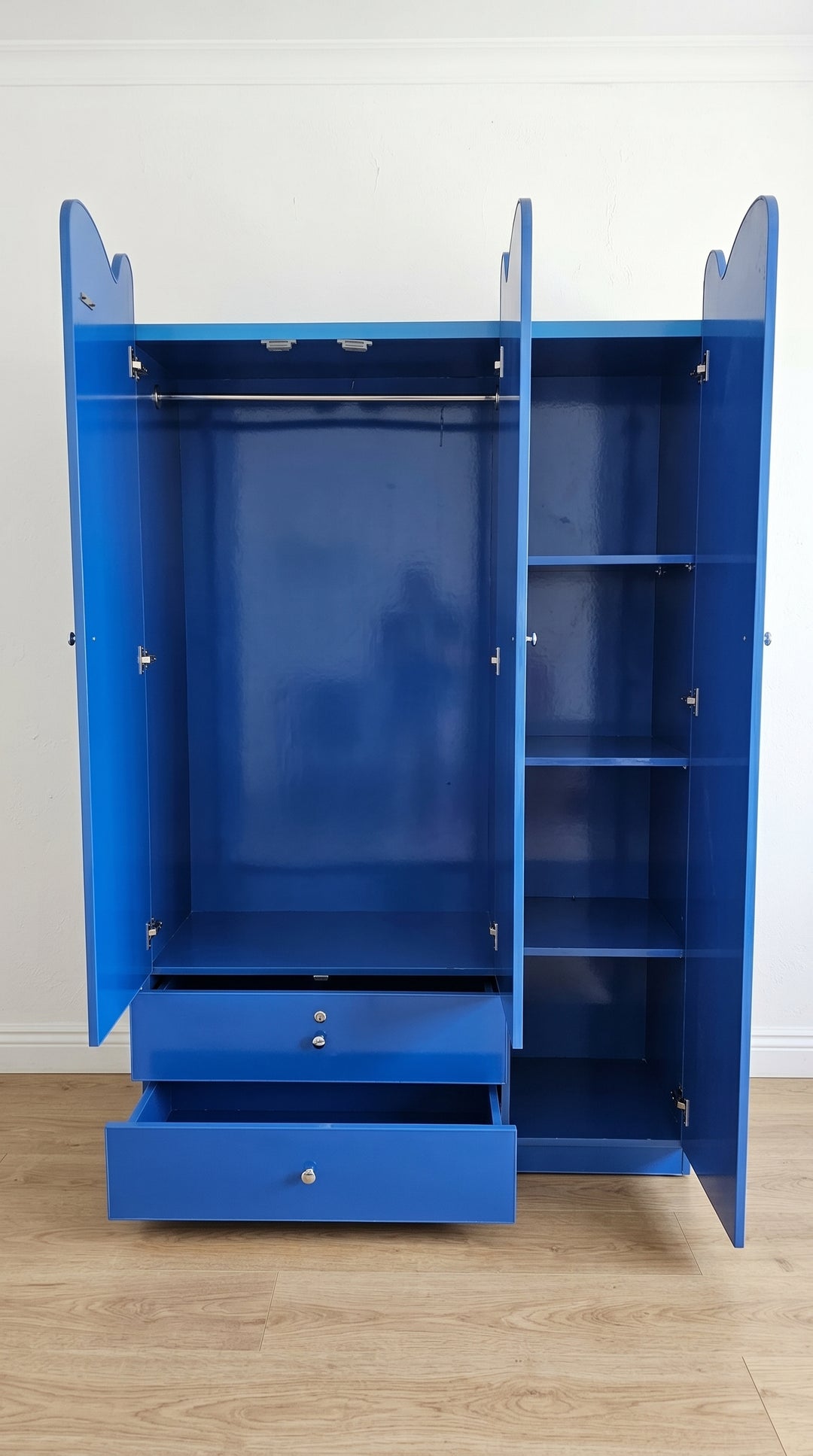 Large Blue Wardrobe
