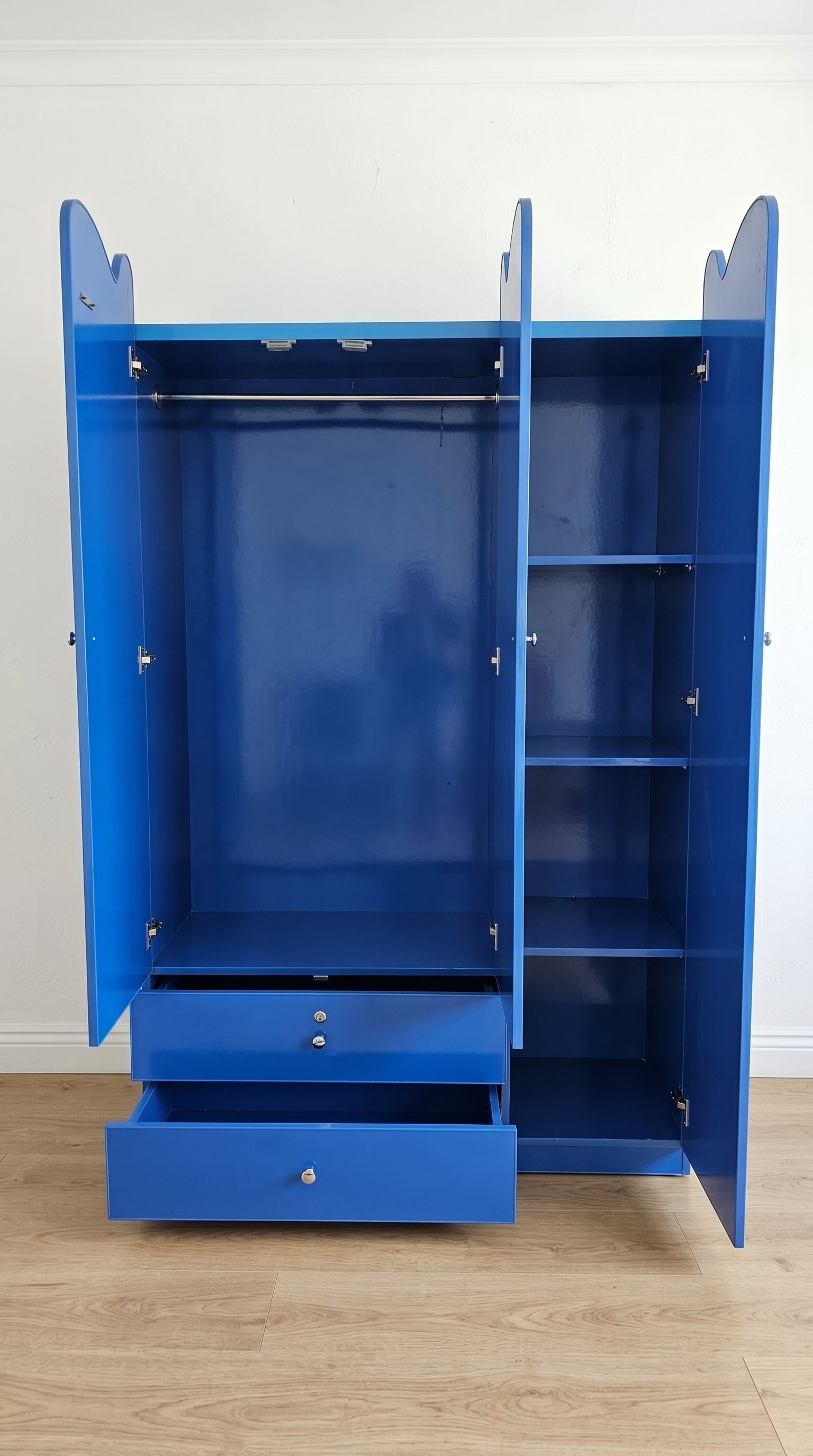 Large Blue Wardrobe