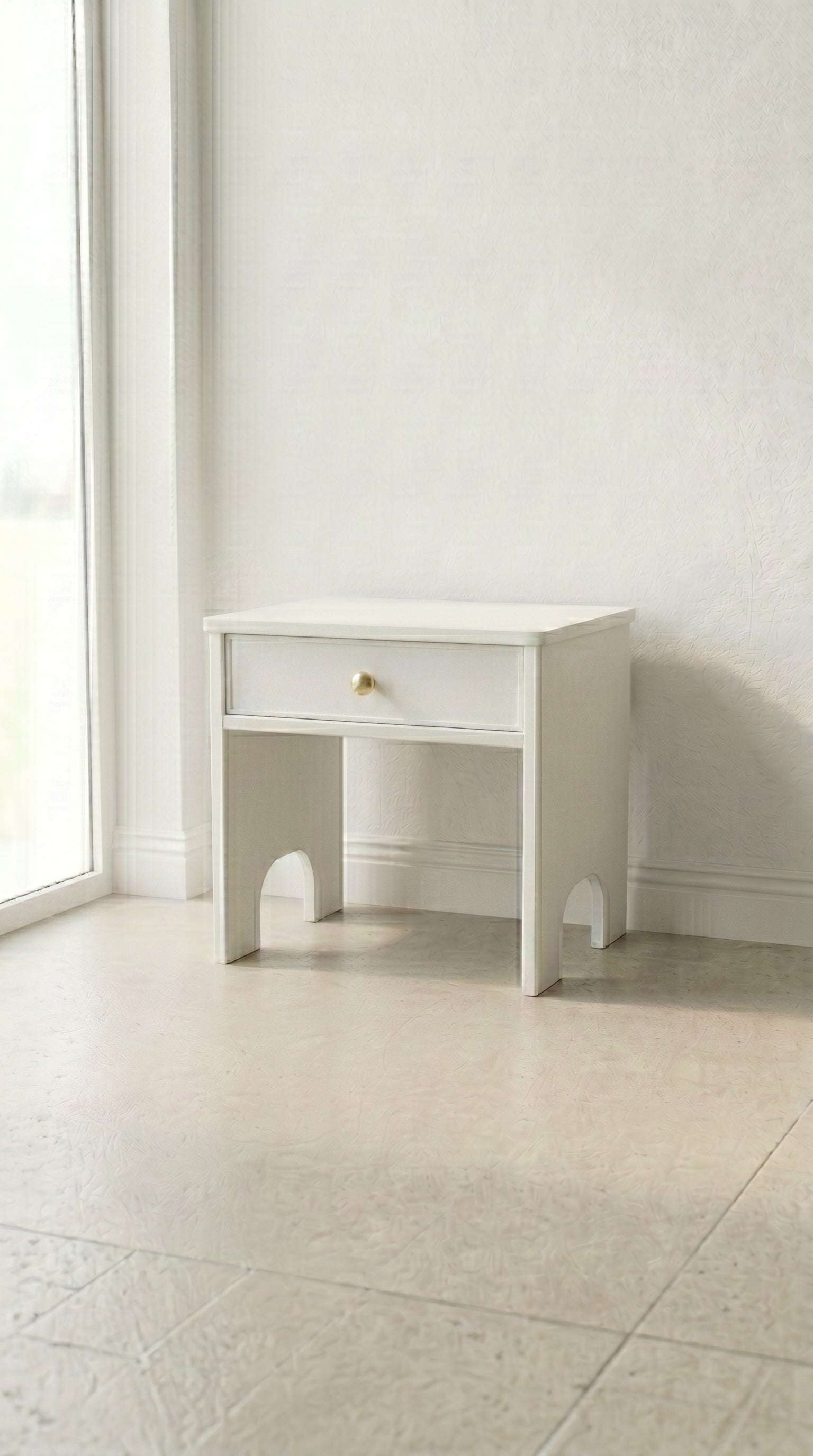 Small White Study Table