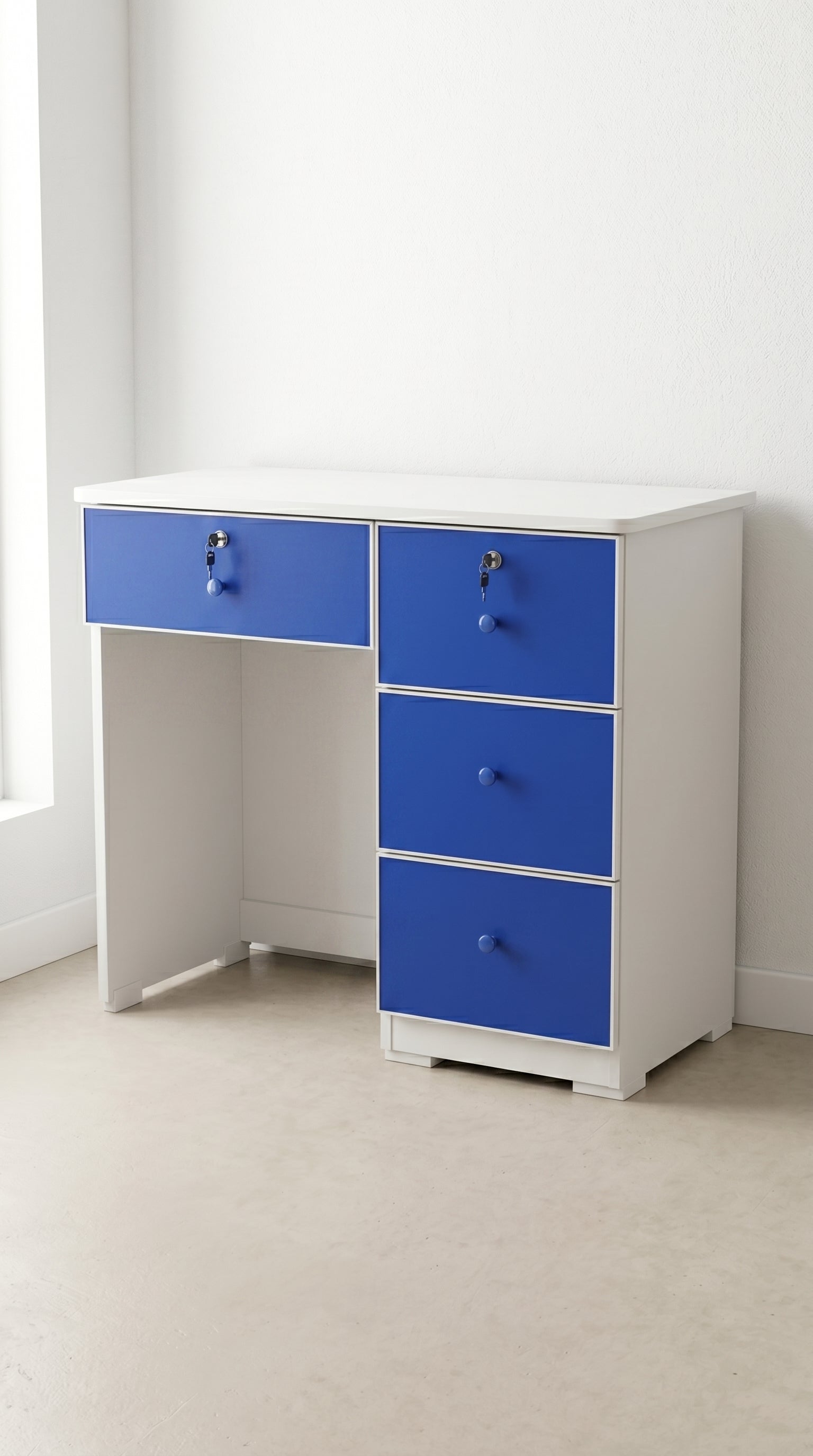 Large Blue Study Table
