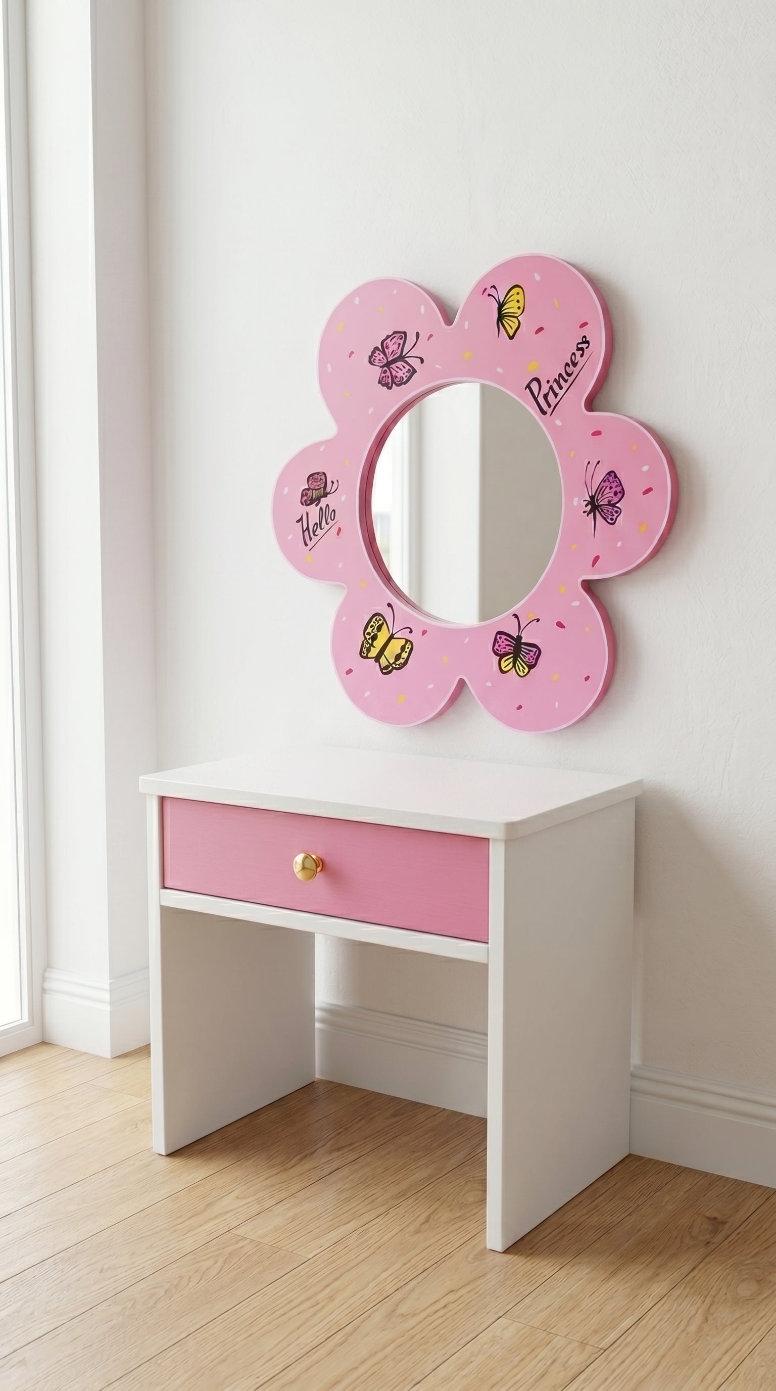 Small Pink Dressing Table