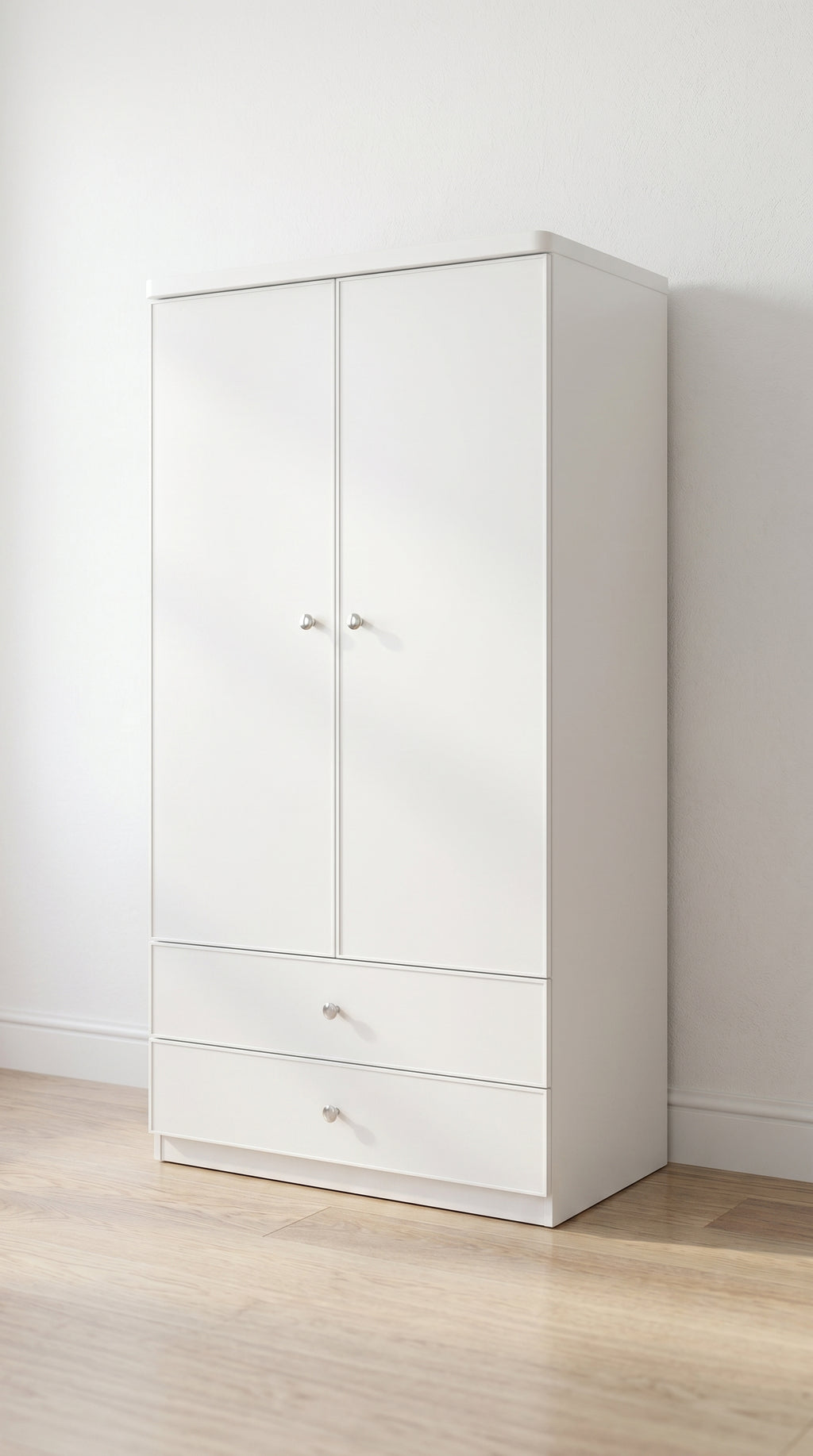Medium White Wardrobe