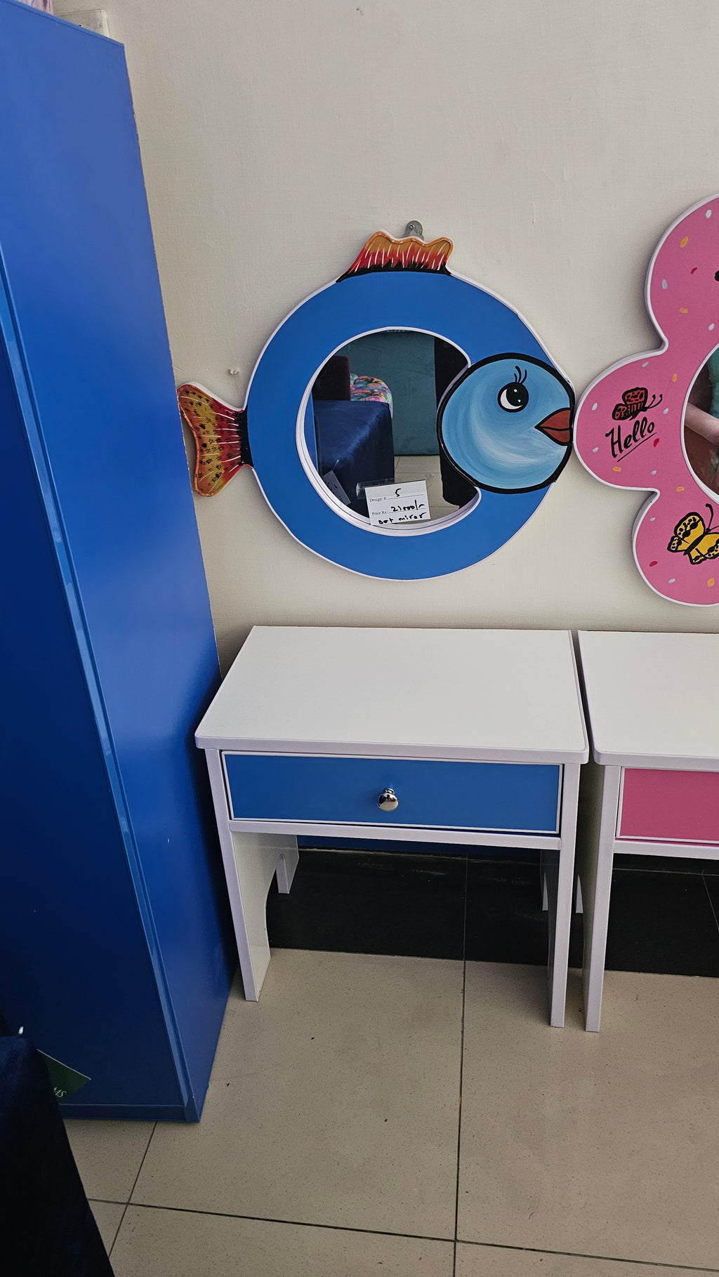 Small Blue Dressing Table