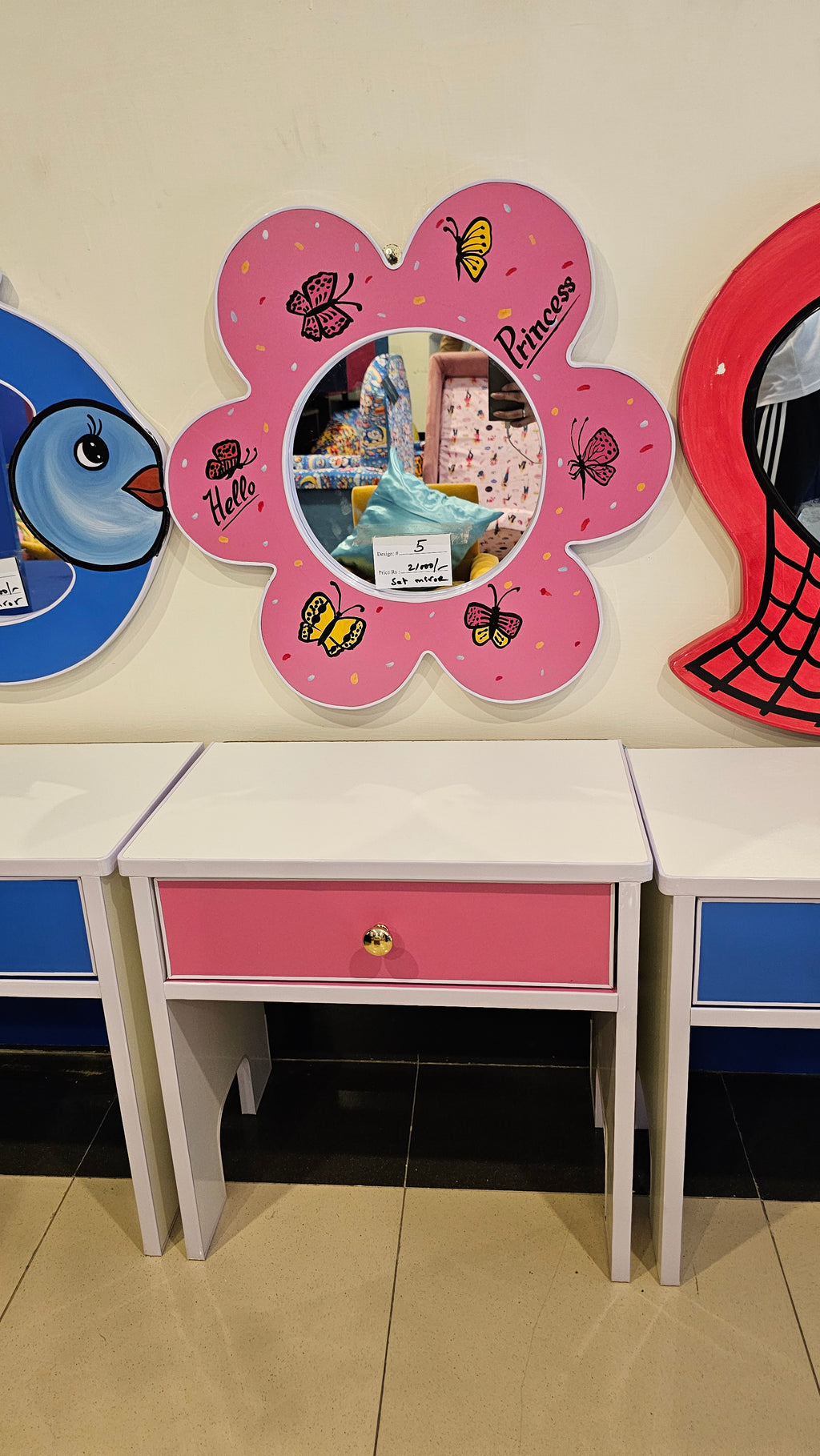 Small Pink Dressing Table
